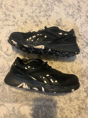Reebok Black and Tan Athletic Shoes
